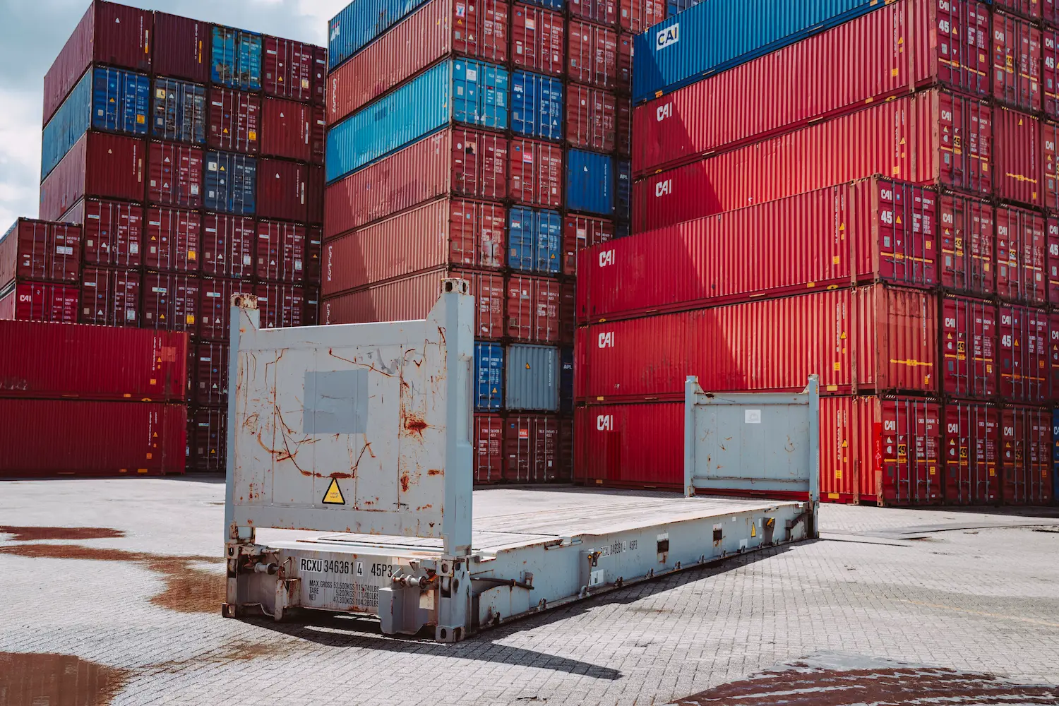 40ft High Cube Flat Rack Container