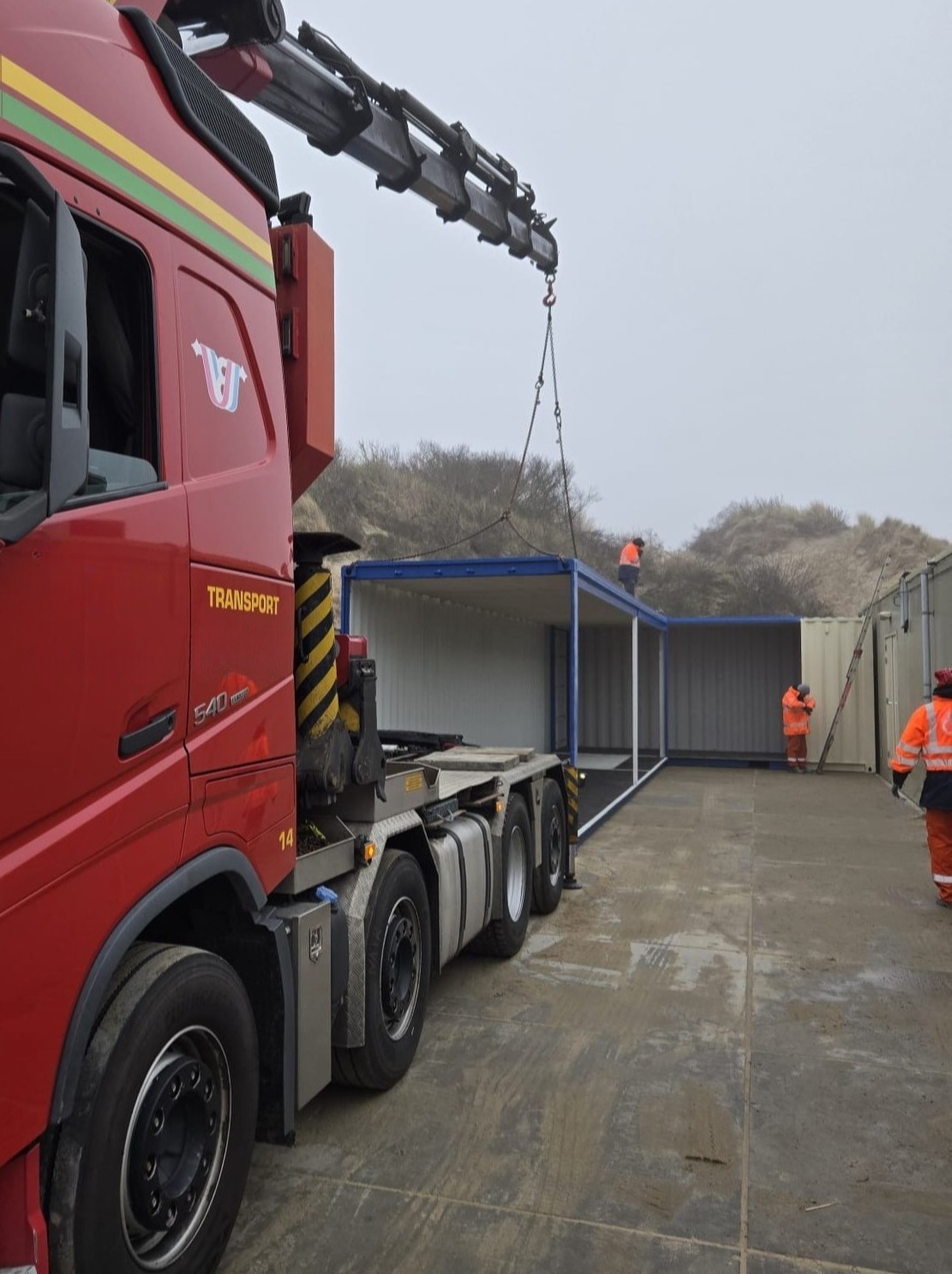 Levering van het container maatwerkproject